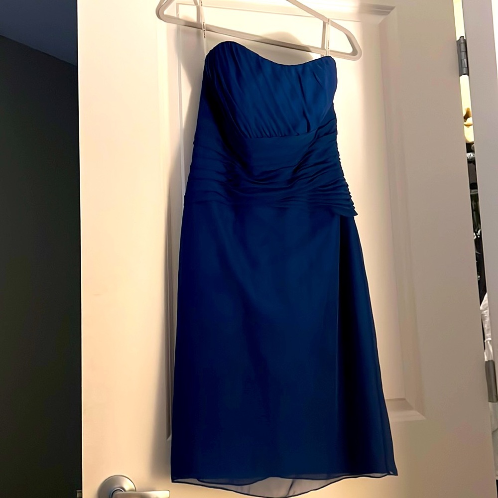 Blue cocktail dress